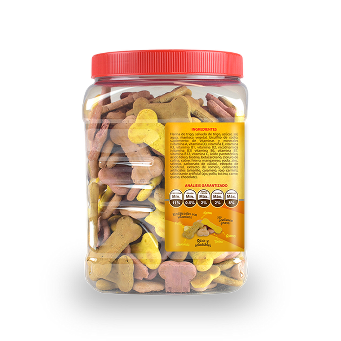 Fancy Pets premios para perro Yummy Frasco galleta surtida 400g | G.Valkyria - imagen 1