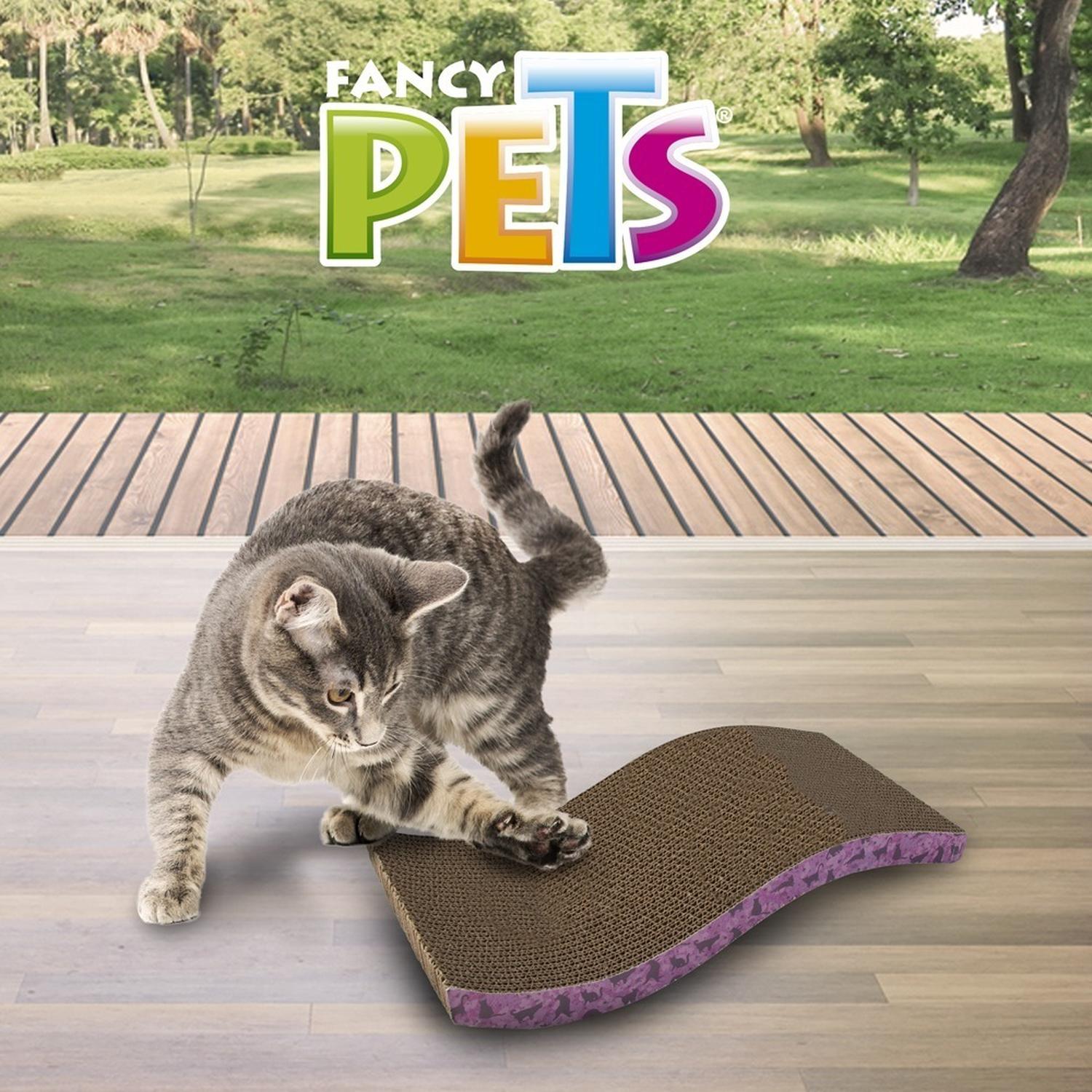 Rascador De Onda Para gato 44 Cm con bolsita de catnip de Fancy Pets | G.Valkyria - imagen 10