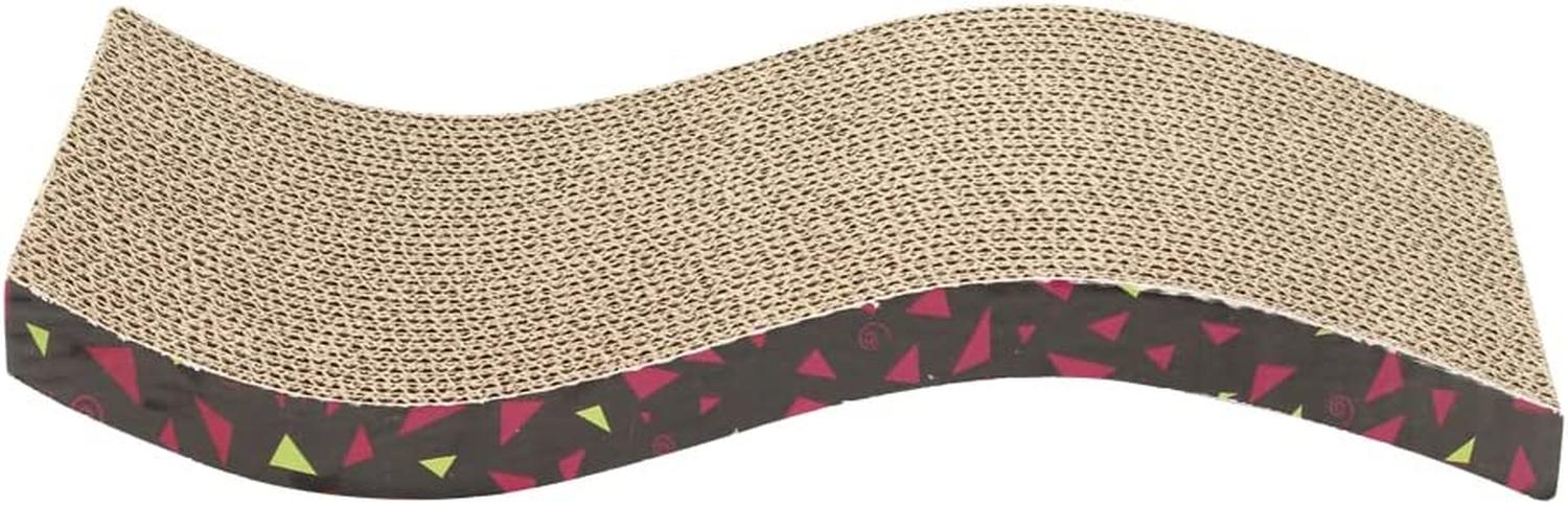 Rascador De Onda Para gato 44 Cm con bolsita de catnip de Fancy Pets | G.Valkyria - imagen 3