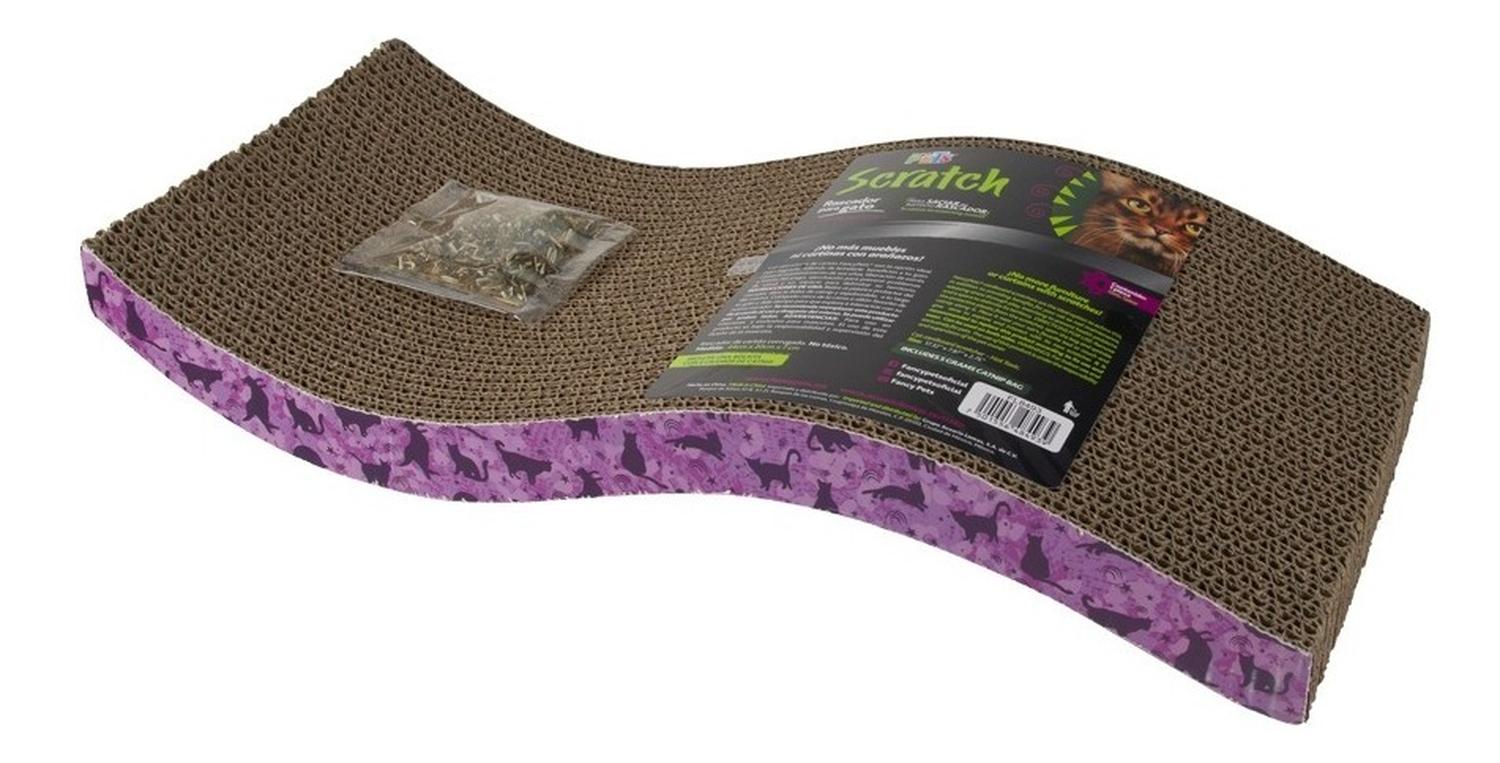 Rascador De Onda Para gato 44 Cm con bolsita de catnip de Fancy Pets | G.Valkyria - imagen 8