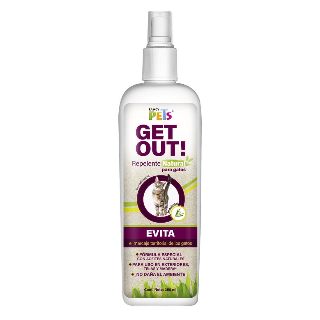 Fancy Pets Repelente natural para gatos evita orina 250 ml | G.Valkyria - imagen 1