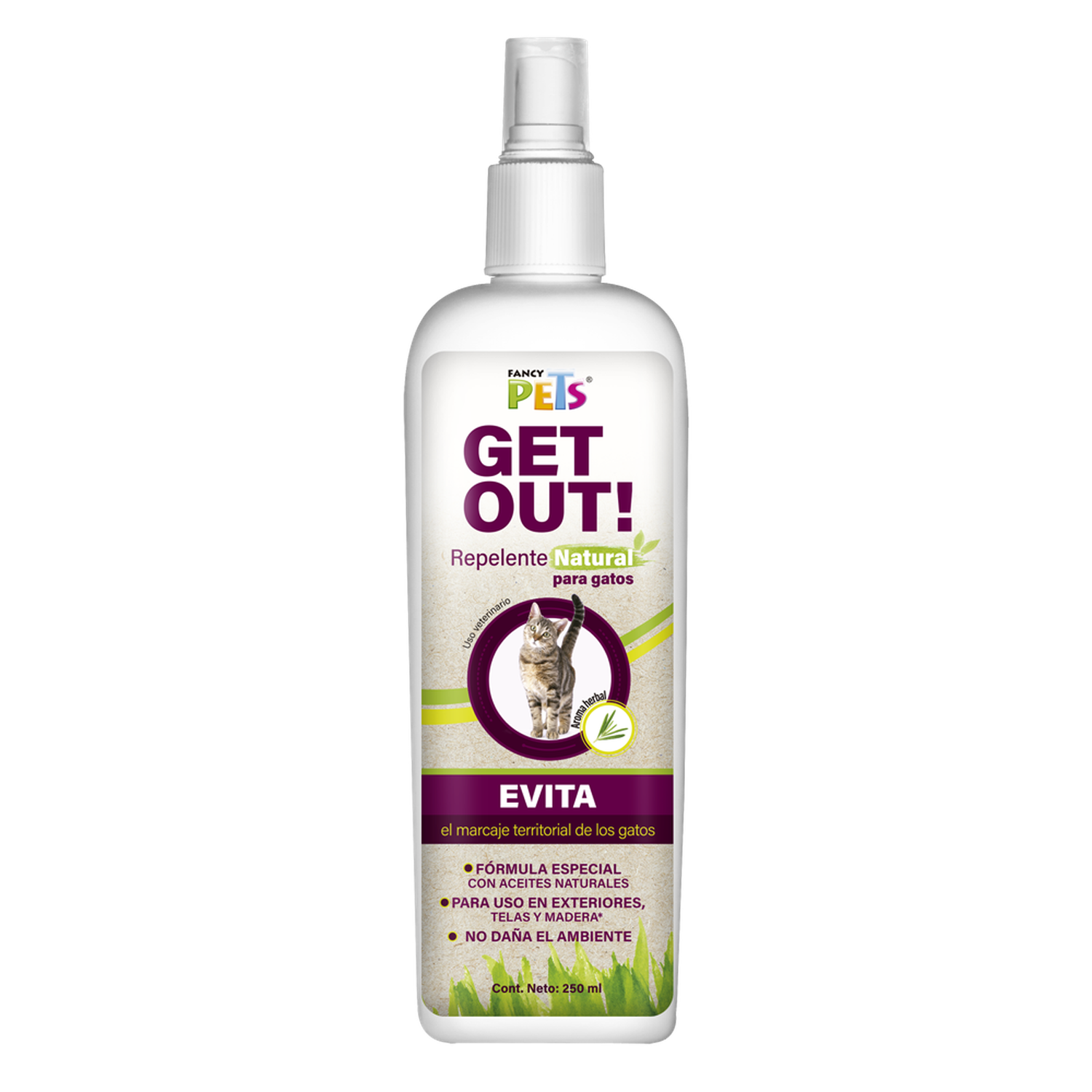 Fancy Pets Repelente natural para gatos evita orina 250 ml | G.Valkyria - imagen 1