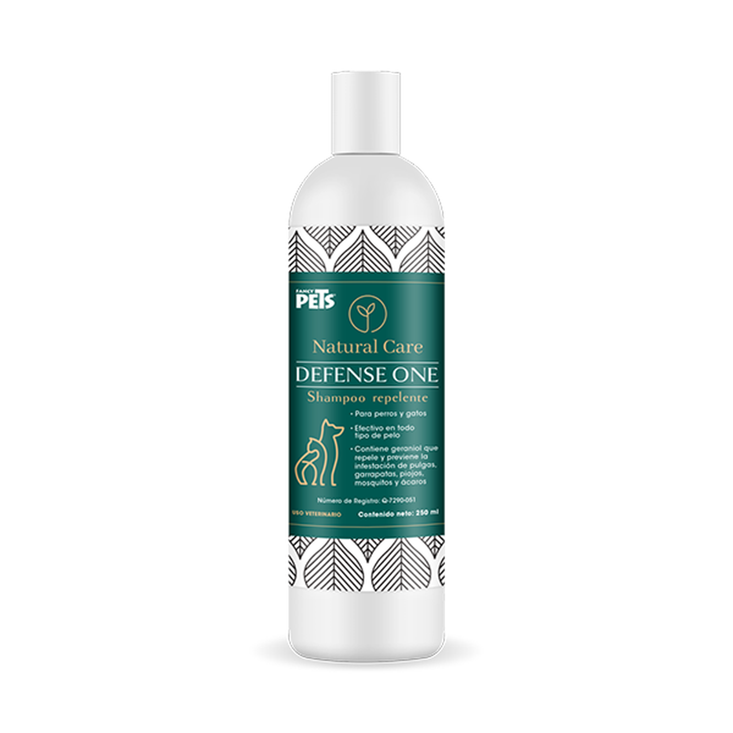 Fancy Pets shampoo defense natural care para perro gato 250ml | G.Valkyria - imagen 1