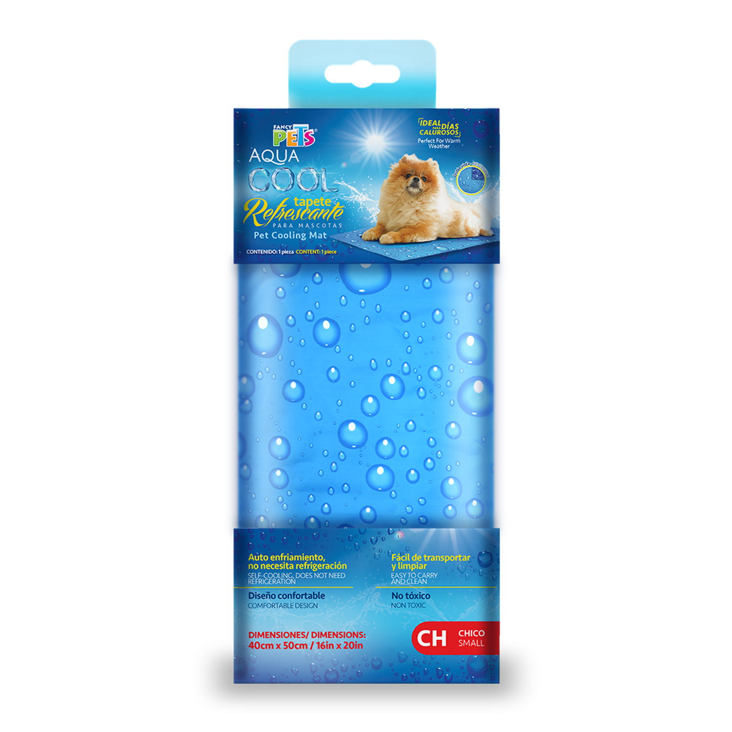 Fancy Pets Tapete Refrescante Ch Aqua Cool para perro gel | G.Valkyria - imagen 1