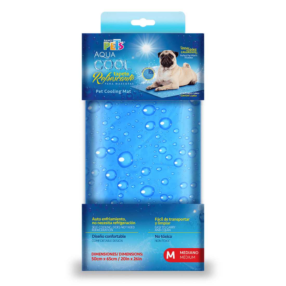 Fancy Pets Tapete Refrescante Med Aqua Cool para perro gel | G.Valkyria - imagen 1