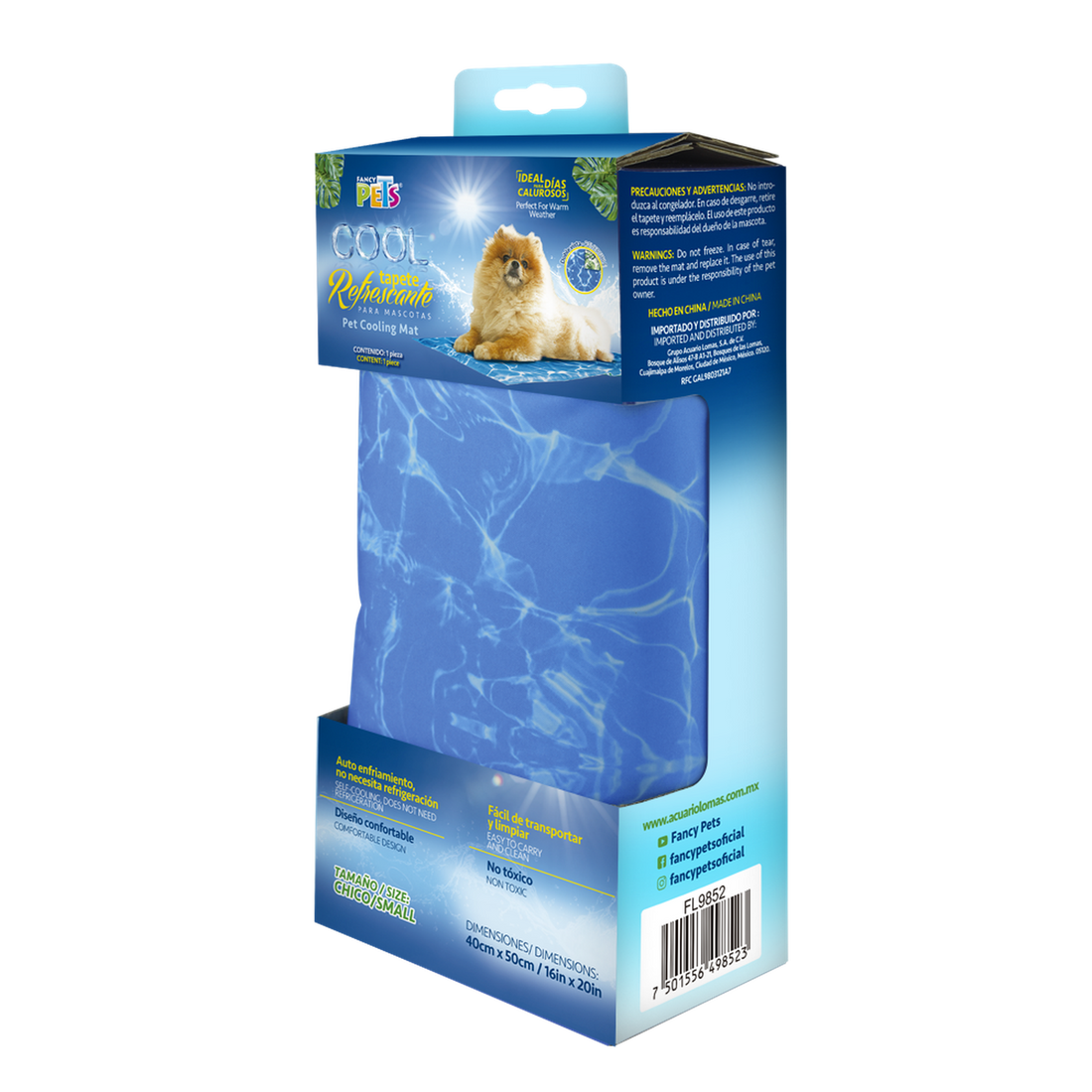 Tapete refrescante para perros clima caliente tamaño chico de Fancy Pets | G.Valkyria - imagen 1