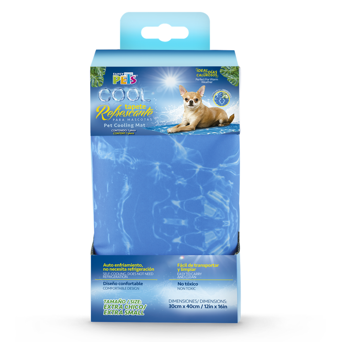 Tapete refrescante para perros clima caliente tamaño extra chico de Fancy Pets | G.Valkyria - imagen 1