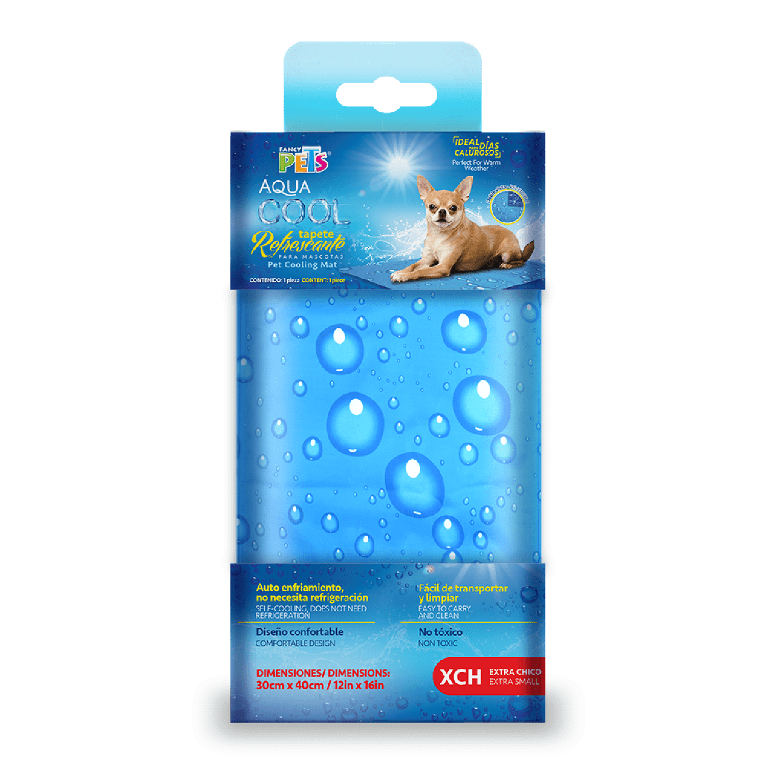 Fancy Pets Tapete Refrescante Xch Aqua Cool para perro gel | G.Valkyria - imagen 1