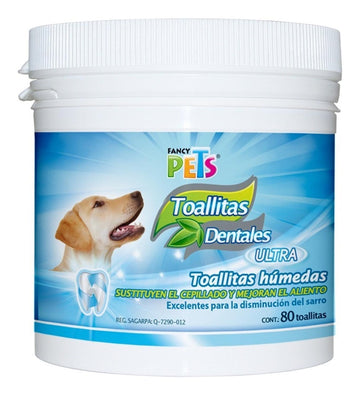 Fancy Pets Toallas Dentales Para Perros disminuye sarro | G.Valkyria - imagen 1