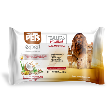 Fancy Pets Toallitas Humedas para perro Expert 40 toallitas | G.Valkyria - imagen 1