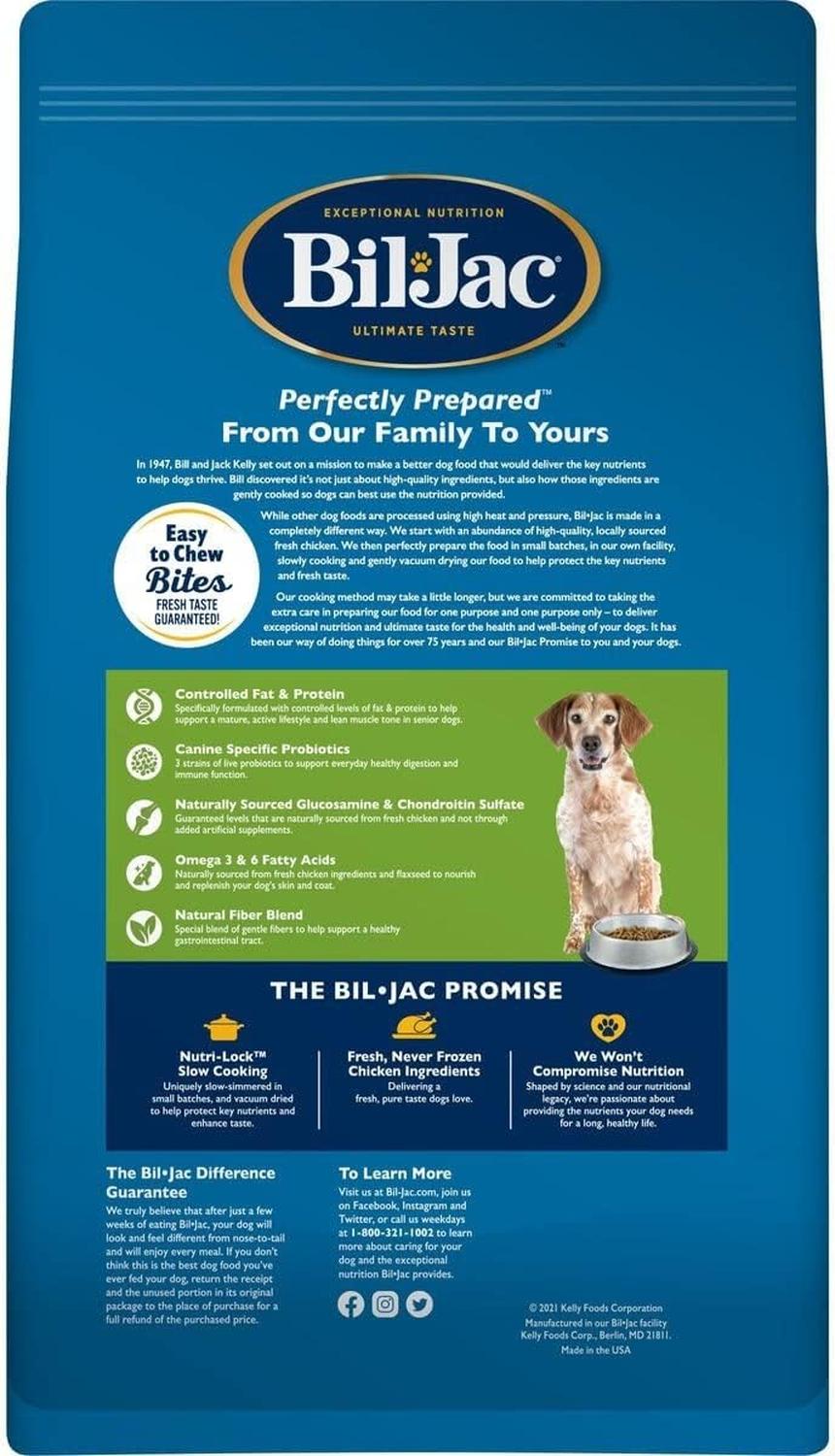 Bil-Jac alimento perro senior formula selecta raza gde 2.72 kg