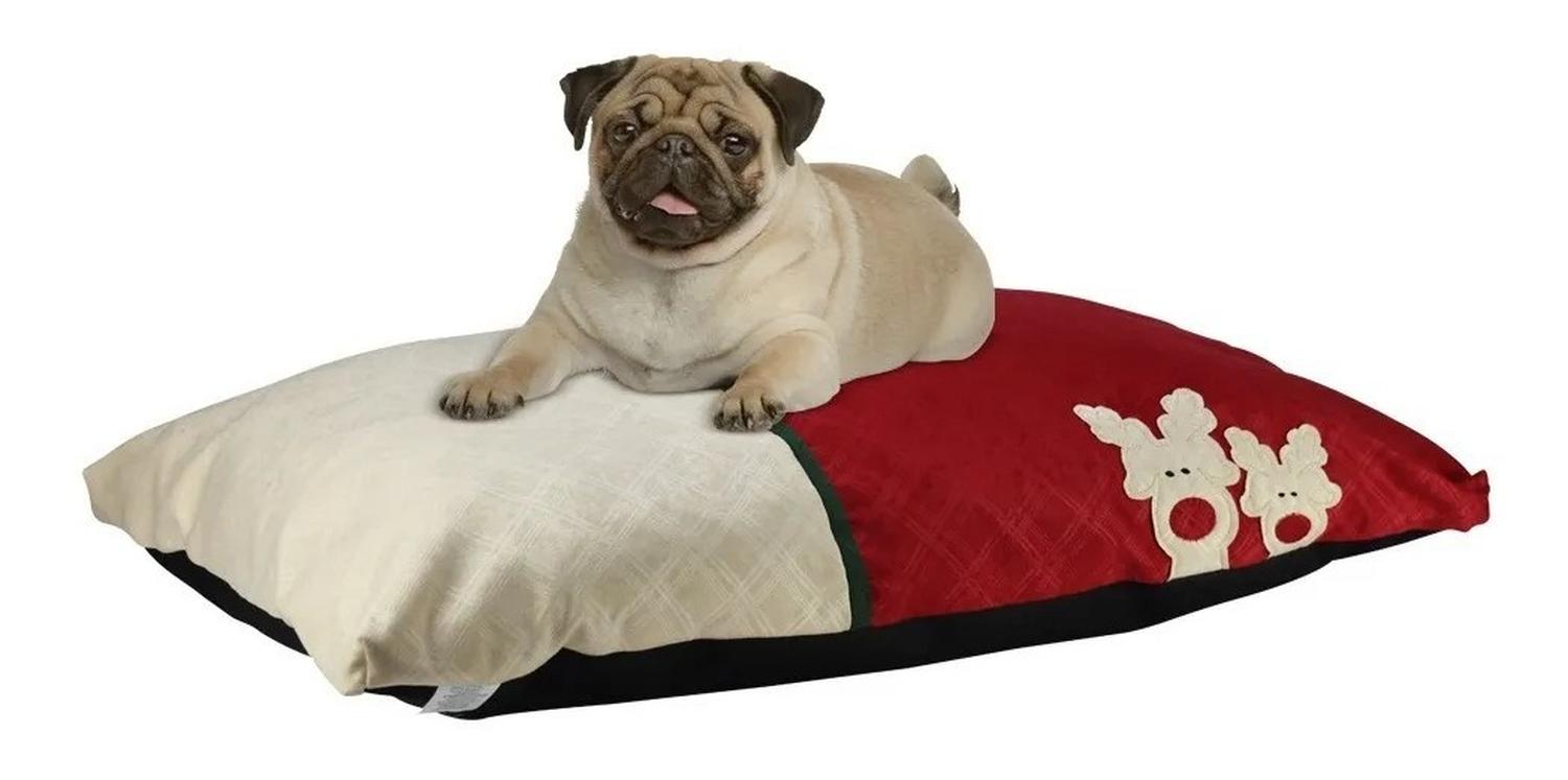 Colchón para perro 68X91 navidad diseño de reno navideño