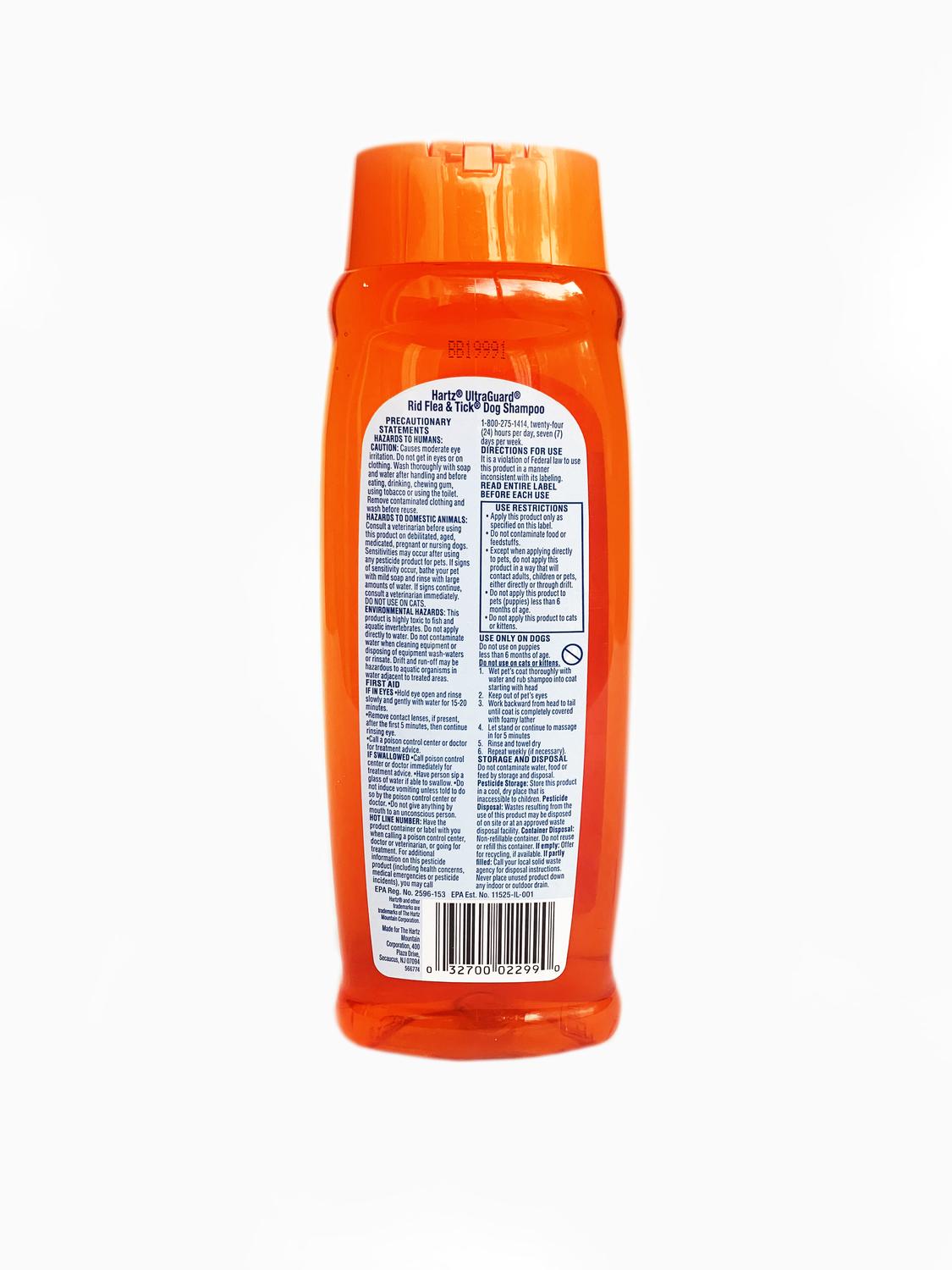 Shampoo Antipulgas para perros Hartz Citrus
