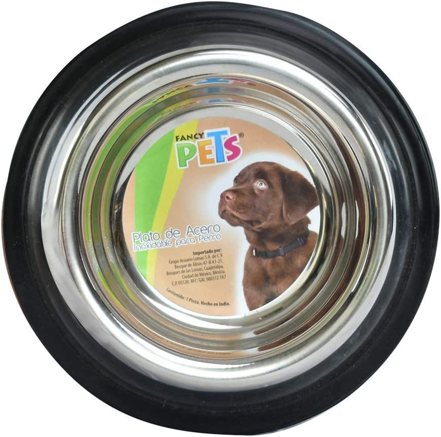 Fancy Pets Steel Dog Bowl 473 Ml/ 16 Oz
