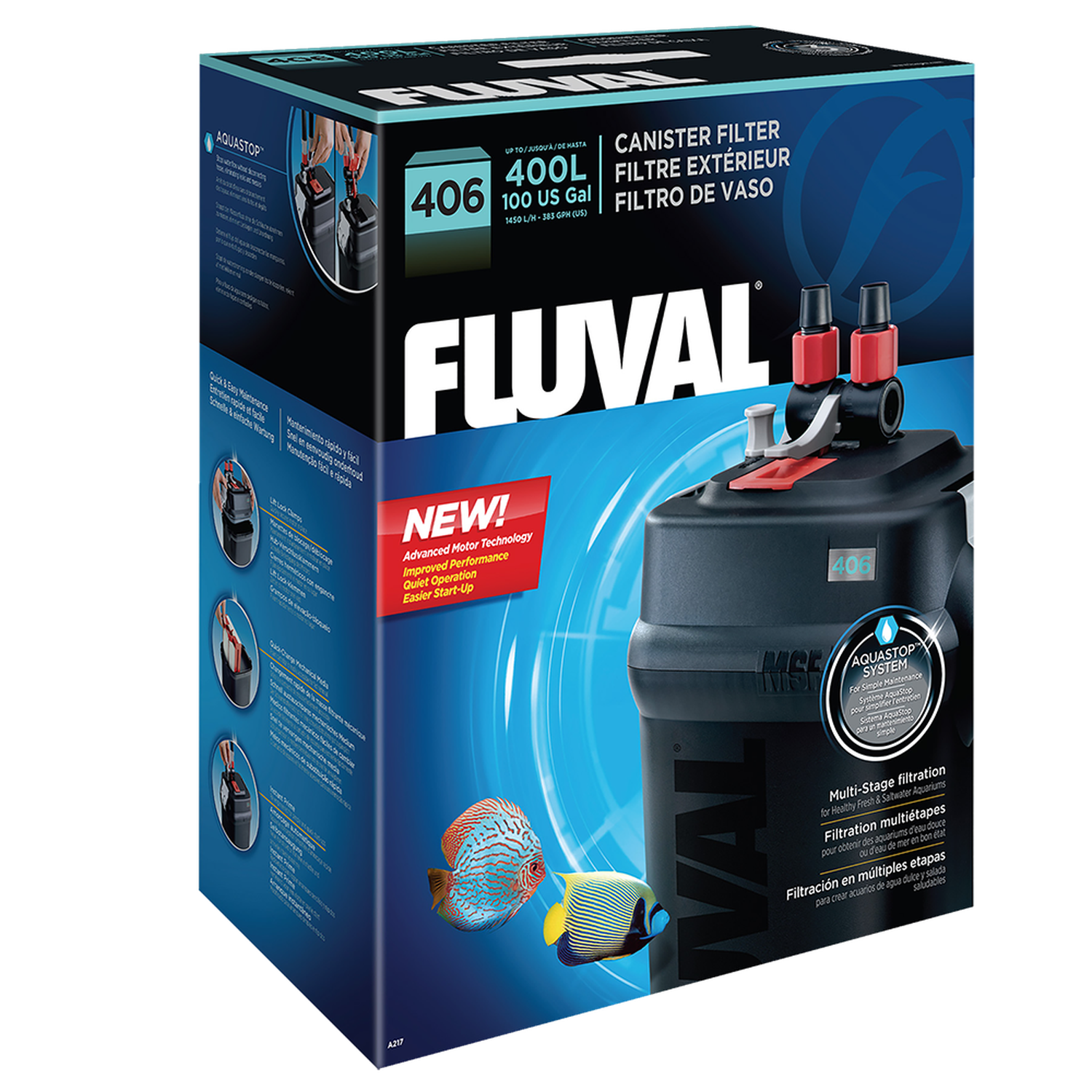 Filtro Fluval 406 Para Peceras De 400 Litros | G.Valkyria - imagen 1