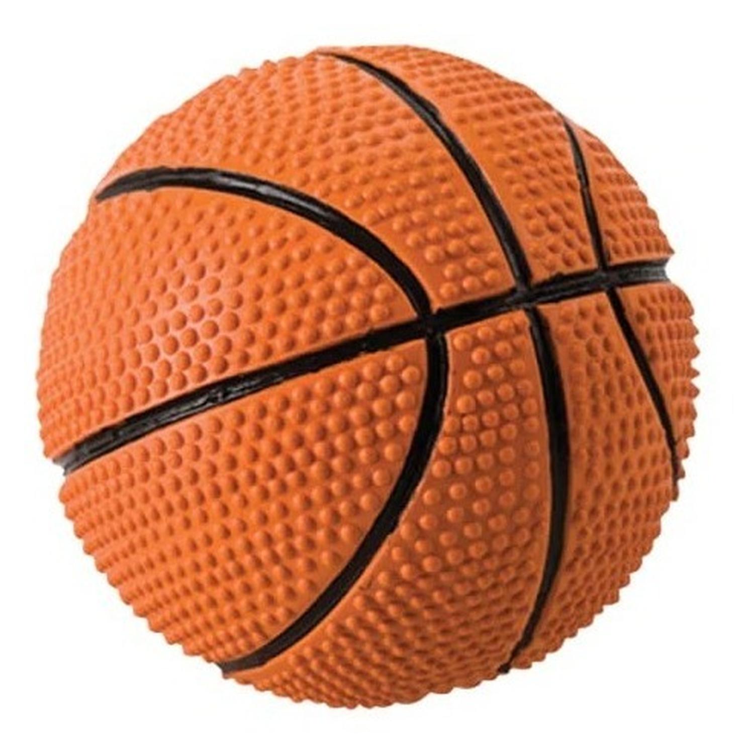 Juguete Perros Pelota De Goma Agarradera Basketball 8.5 Cm de Four Paws | G.Valkyria - imagen 1