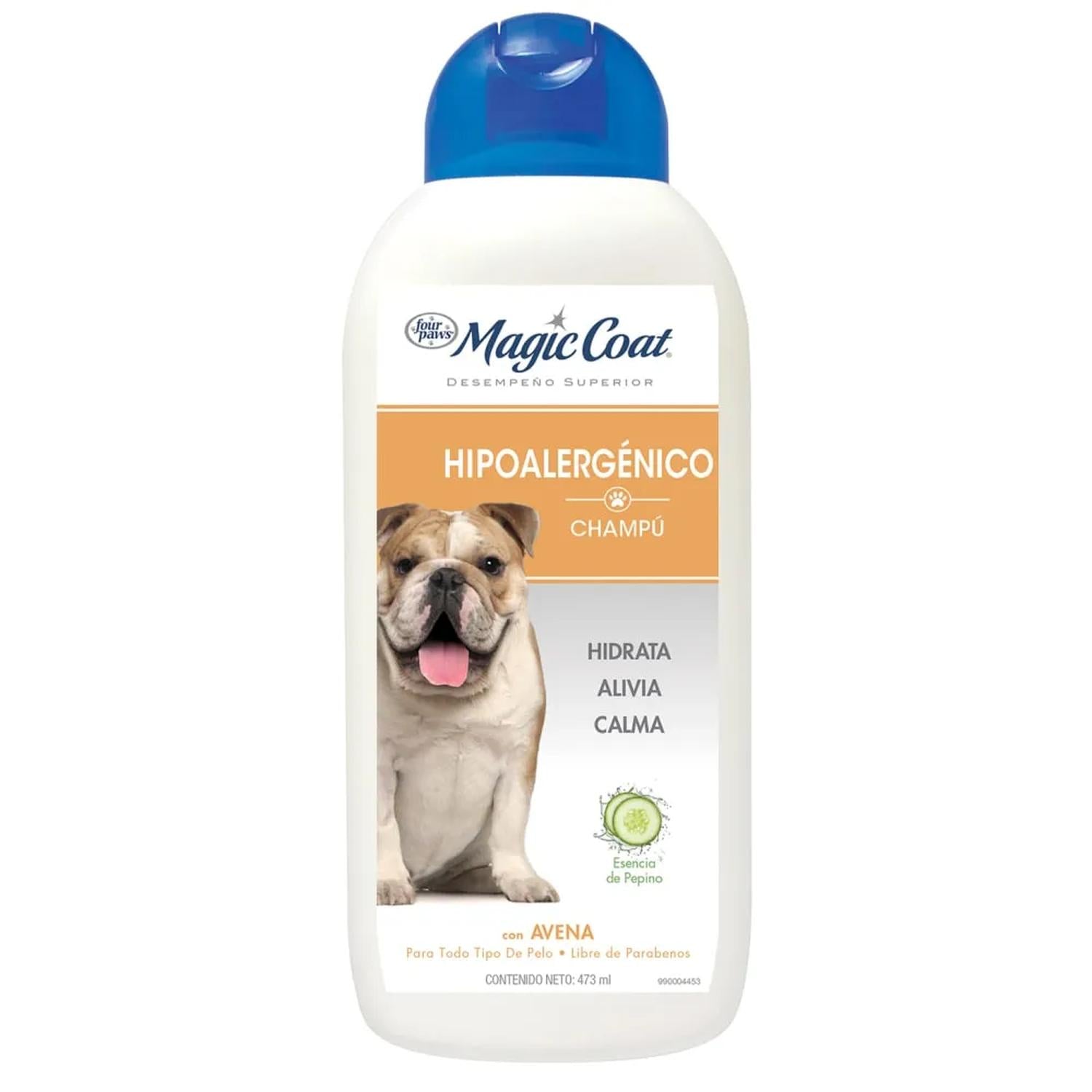 Four Paws Shampoo perro Hipoalergénico Avena y esencia pepino | G.Valkyria