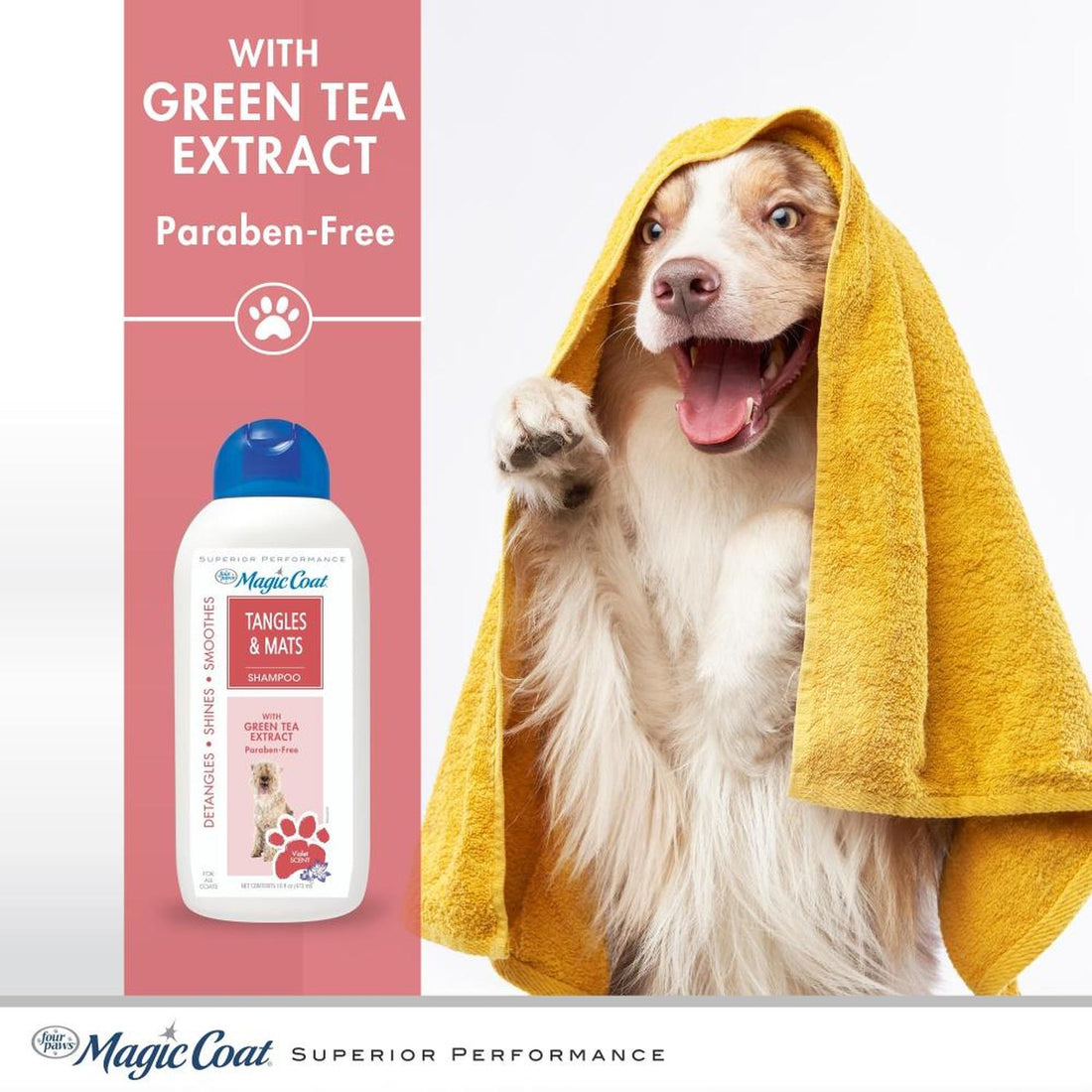 Four Paws Shampoo perro Magic Coat elimina Nudos Marañas | G.Valkyria - imagen 1