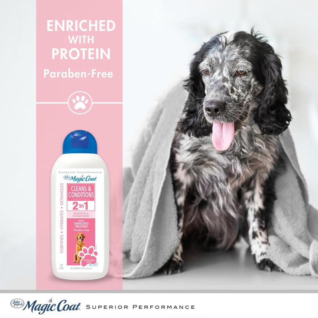 Four Paws Shampoo y Acondicionador perro Magic Coat 2-en-1 | G.Valkyria - imagen 1
