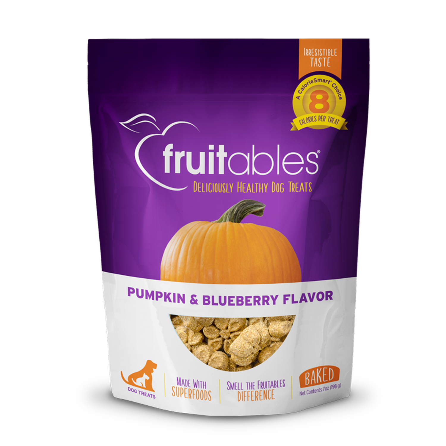 Fruitables Premios naturales para perro Calabaza y Mora Azul | G.Valkyria - imagen 3