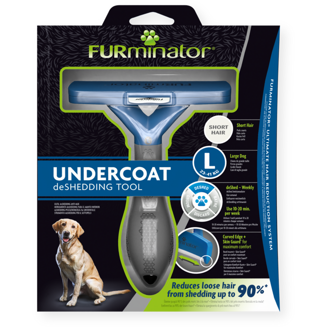 Furminator Deslanador para perro grande de Pelo Corto | G.Valkyria - imagen 1