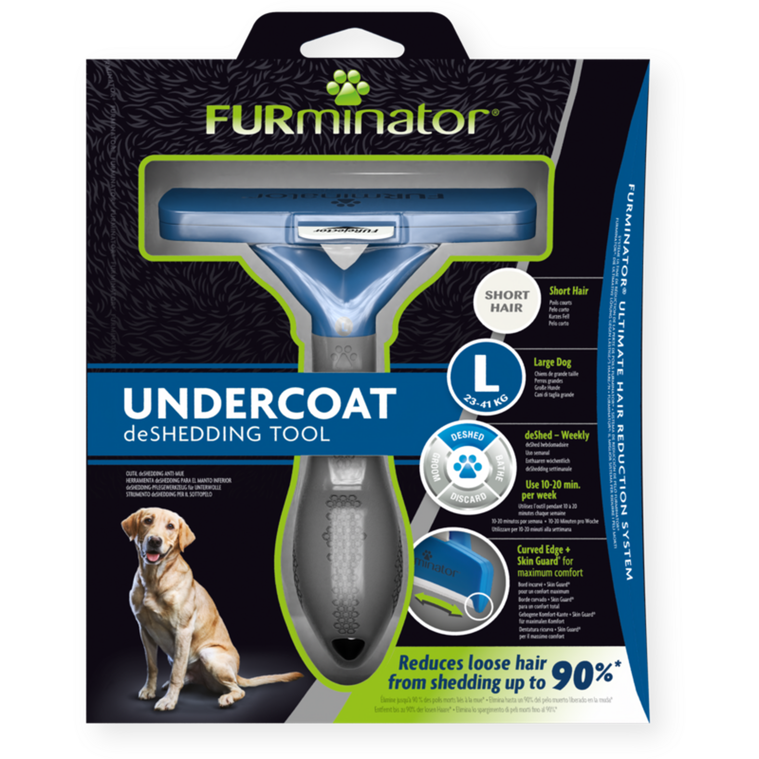 Furminator Deslanador para perro grande de Pelo Corto | G.Valkyria - imagen 1
