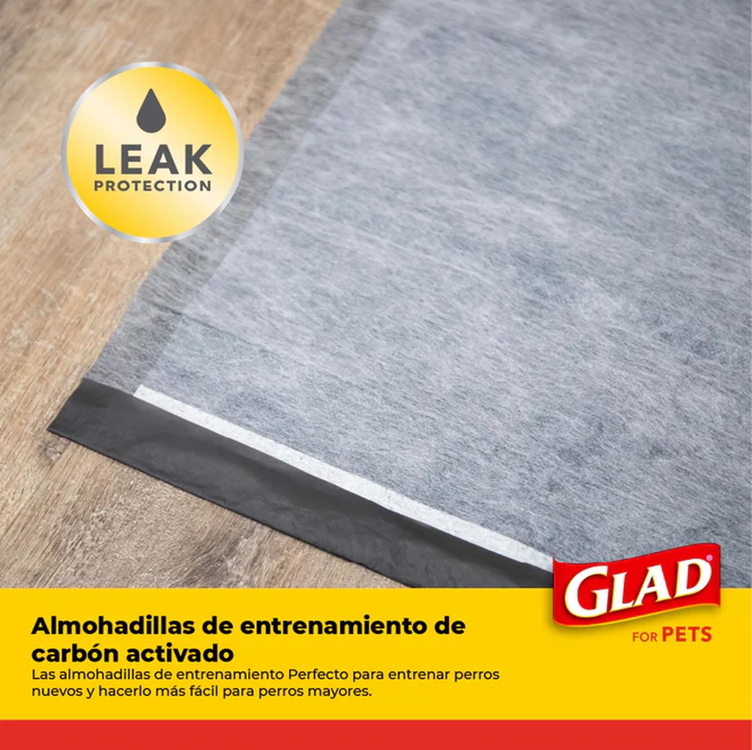Glad Tapete Entrenador Perro Glad Convierte Orina a Gel 14pz | G.Valkyria - imagen 9