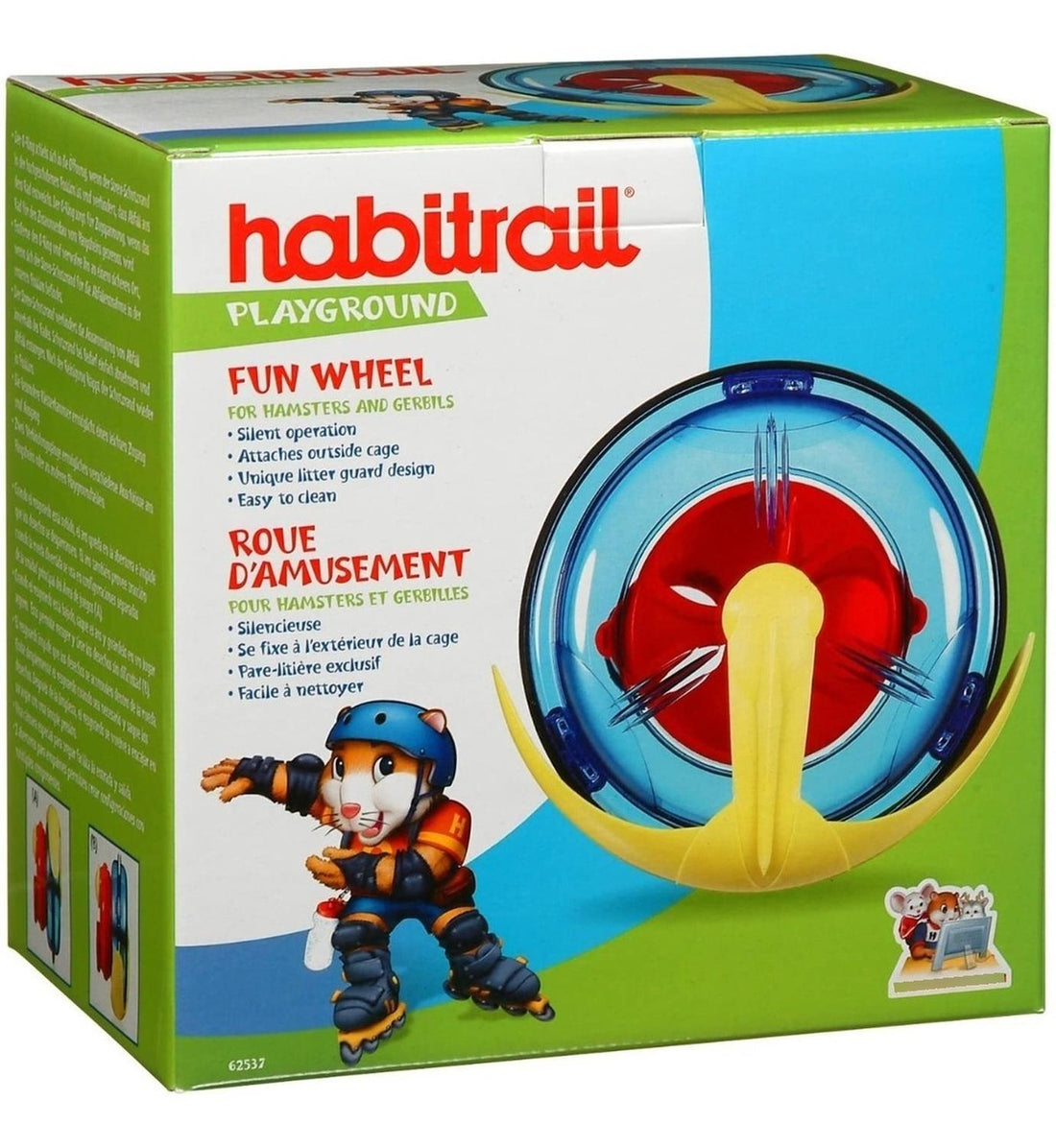 Habitrail Playground Rueda Ejercicio Hamster Sirio Juguete | G.Valkyria - imagen 1
