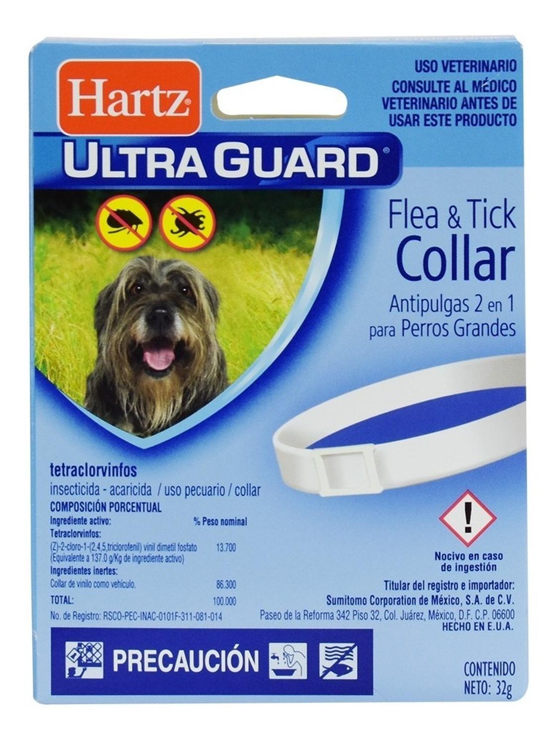 Collar Antipulgas Elimina Pulgas Y Garrapatas, 2 En 1, de Hartz | G.Valkyria - imagen 1