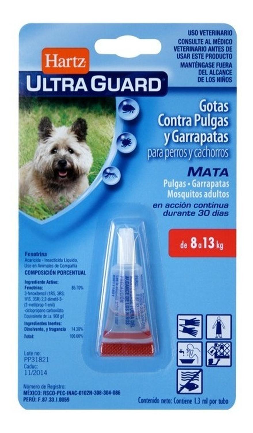 'pipeta Antipulgas Para Perros De 8 - 13 Kg Hartz | G.Valkyria