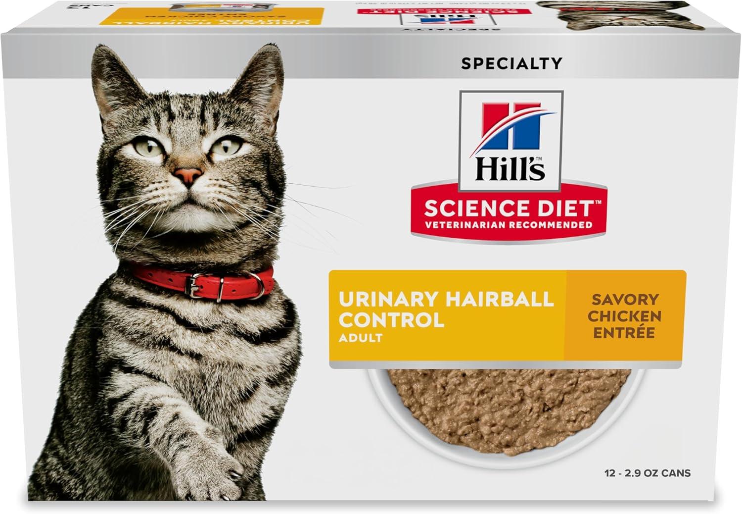 Hill's Alimento Húmedo para gato hairball control adult 12pzas | G.Valkyria - imagen 1