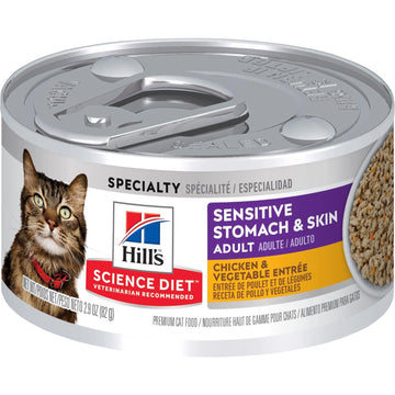 Hill's Alimento Húmedo para gato sensitive stomach skin 12 pzas | G.Valkyria - imagen 1