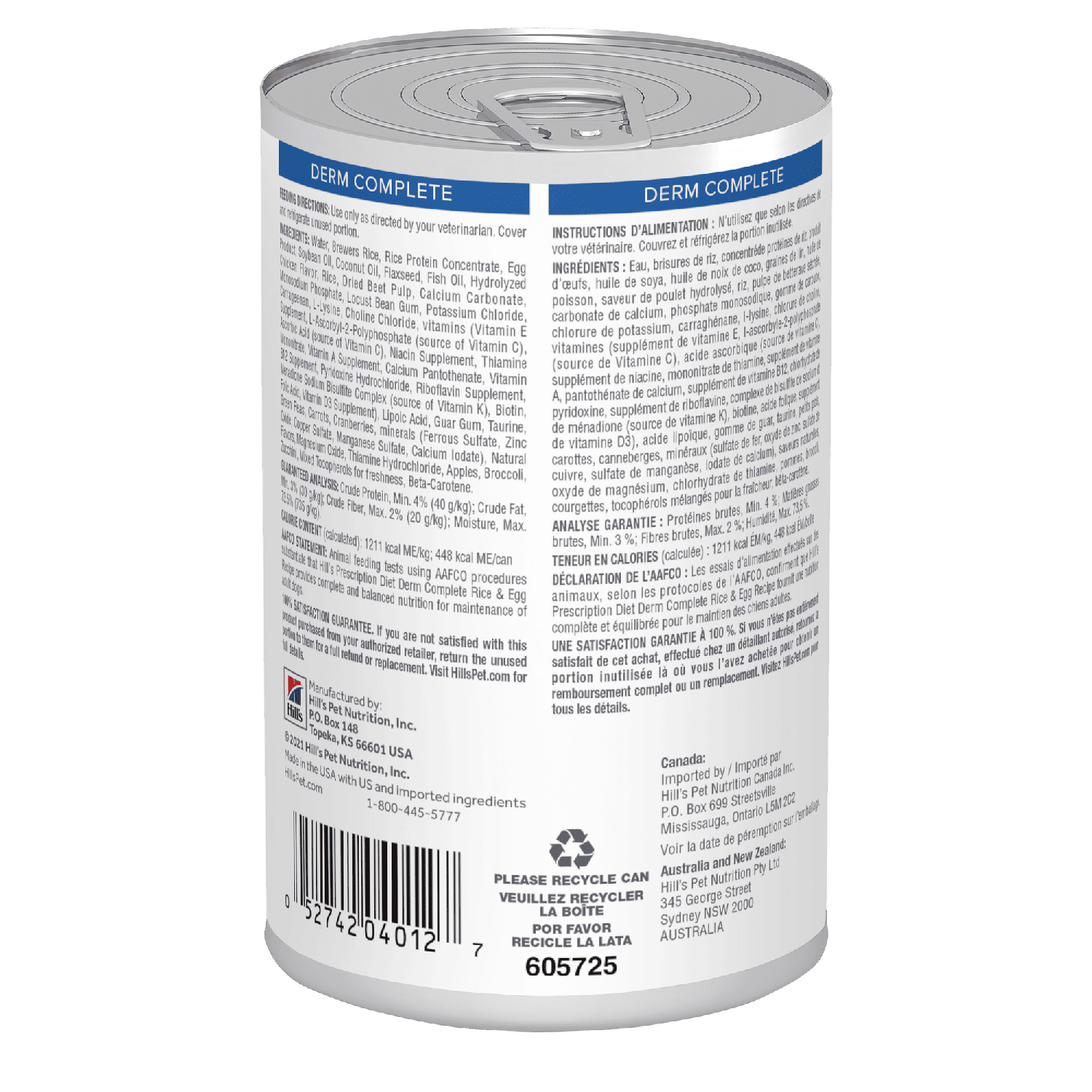 Hill's Alimento Húmedo para perro Derm Complete 12pz | G.Valkyria - imagen 3