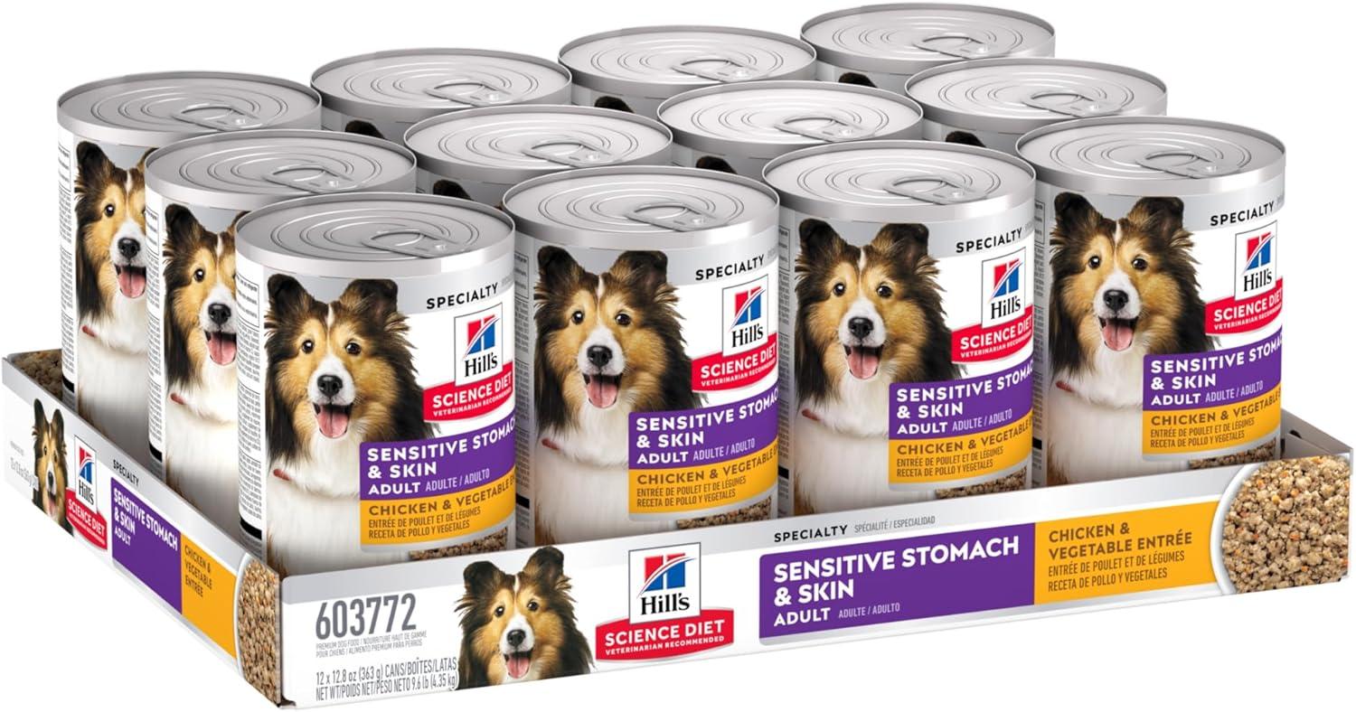 Hill's Alimento Húmedo para perro Sensitive Stomach Skin 12 pzas | G.Valkyria - imagen 1