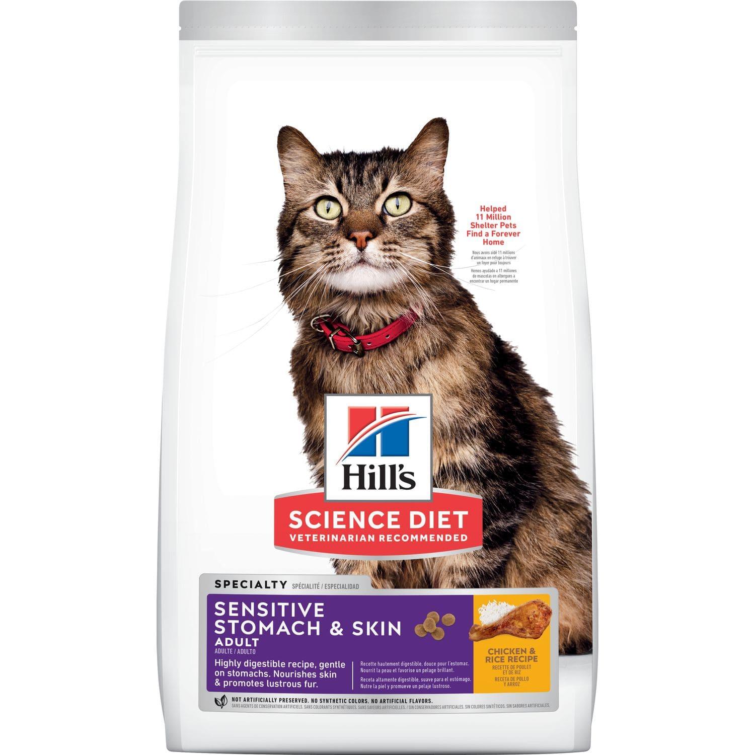 Hill's Alimento seco para gato Sensitive Stomach Skin 7kg | G.Valkyria - imagen 1