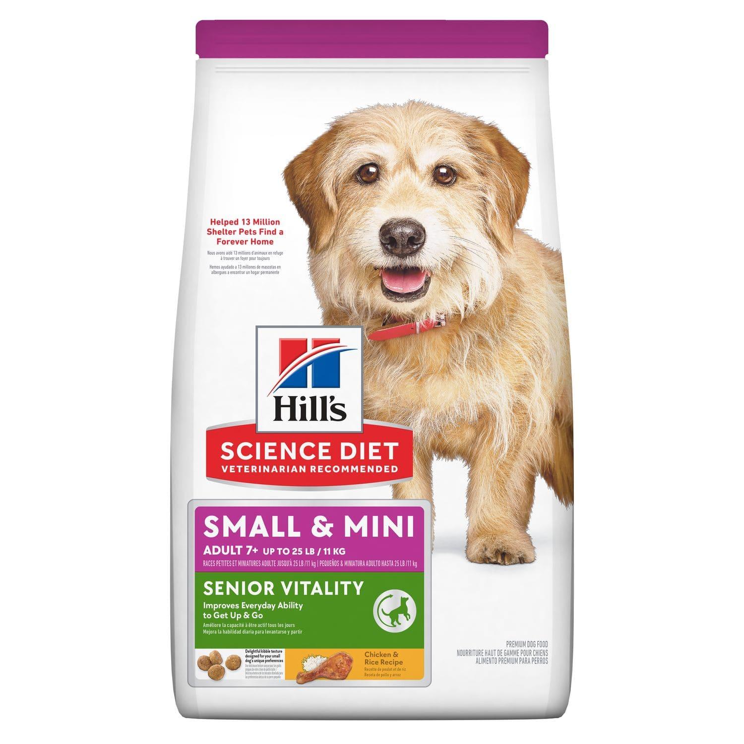 Hill's Alimento seco perros Senior Vitality Minis 5.67 kg | G.Valkyria - imagen 1