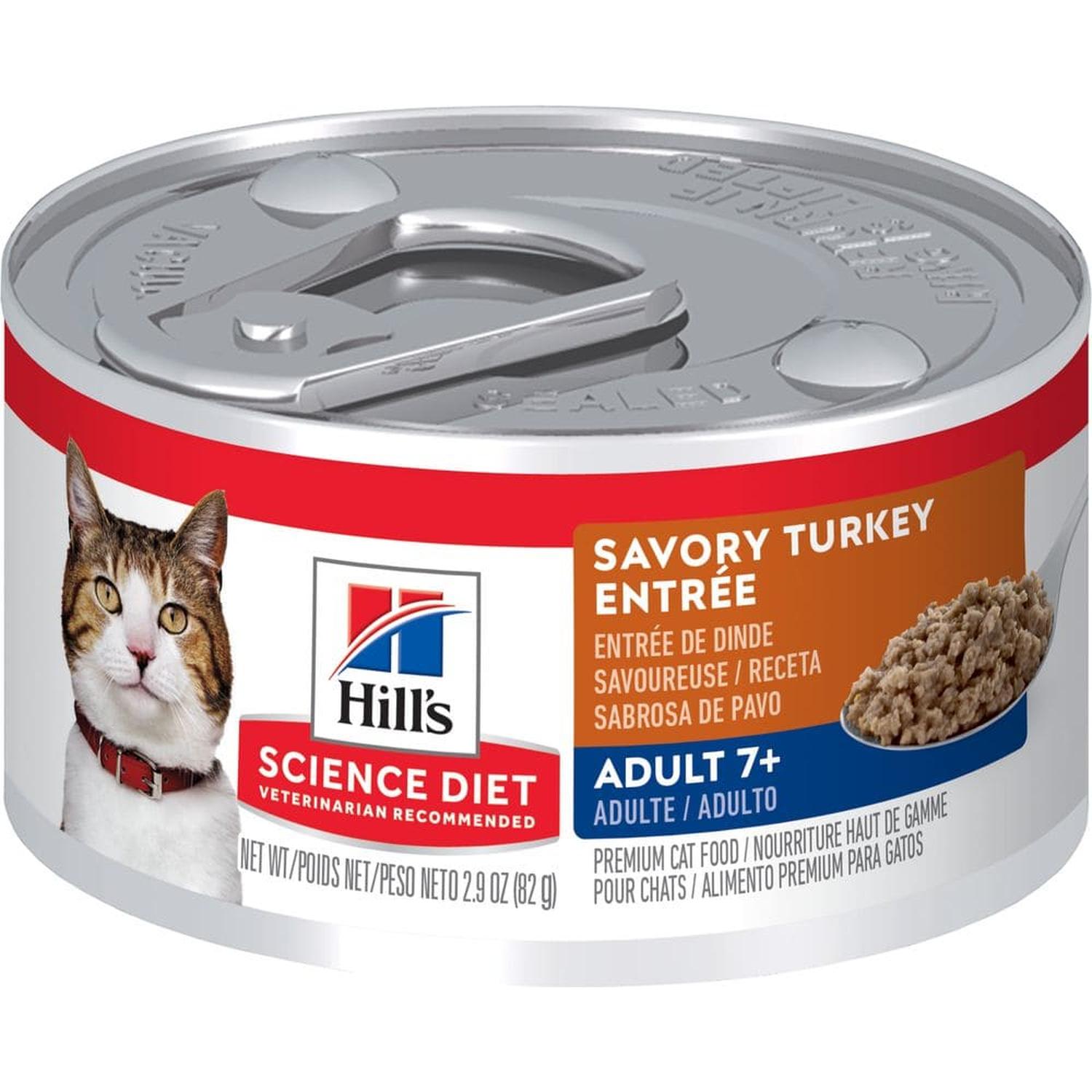 Hill's Science Diet Gato Adult 7+ senior lata pavo 80g 24pz | G.Valkyria - imagen 1