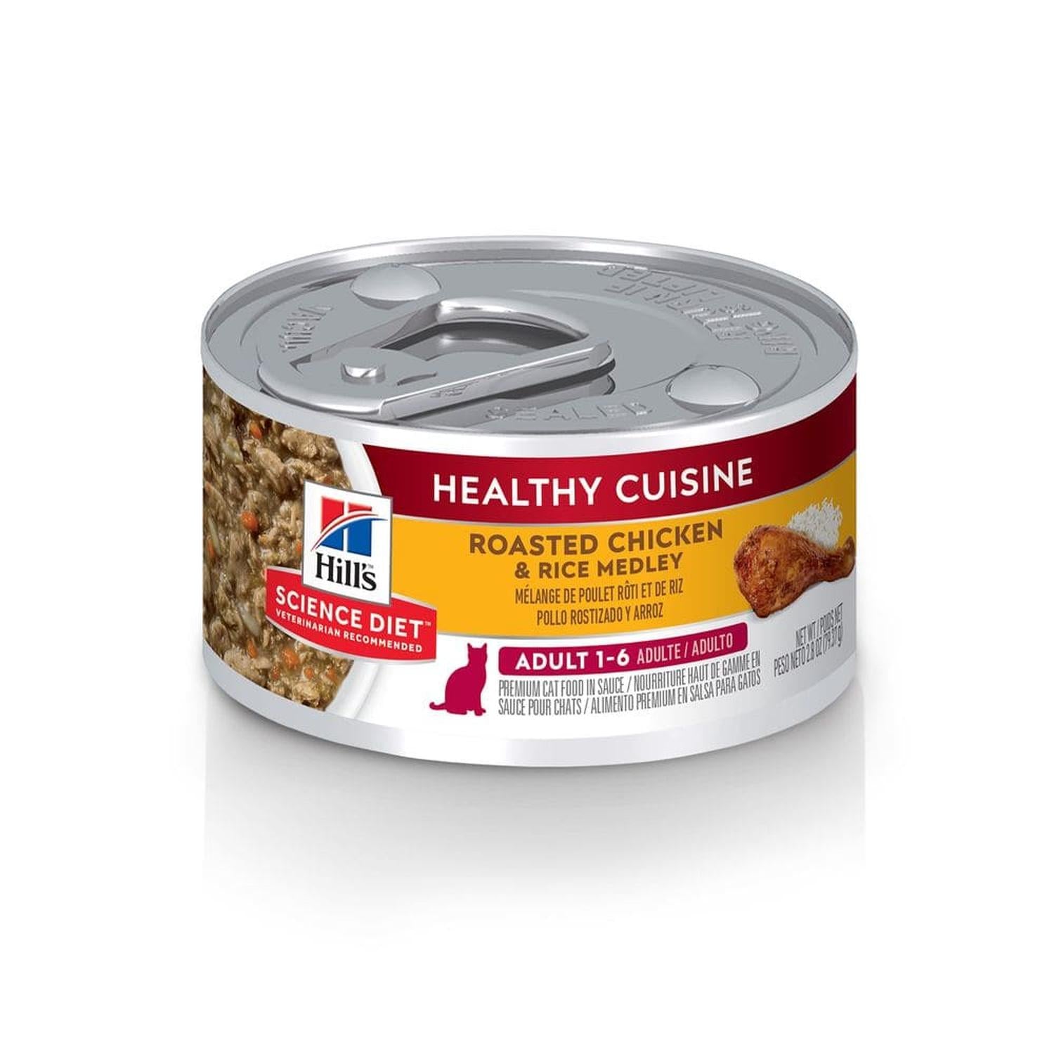 Hill's Science Diet Gato Adult Healthy Cuisine roasted chicken 80g | G.Valkyria - imagen 1