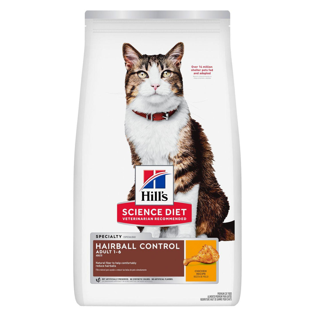 Hill's Science Diet Gato Adulto Hairball Control pollo 3.18Kg | G.Valkyria - imagen 1