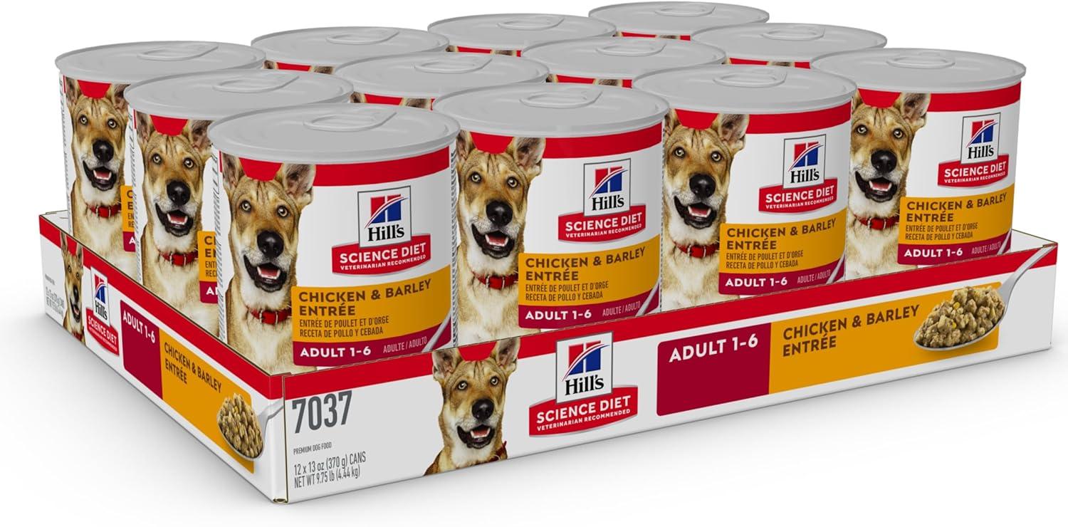 Hill's Science Diet Perro Adult chicken barley 370g 12pz | G.Valkyria - imagen 1