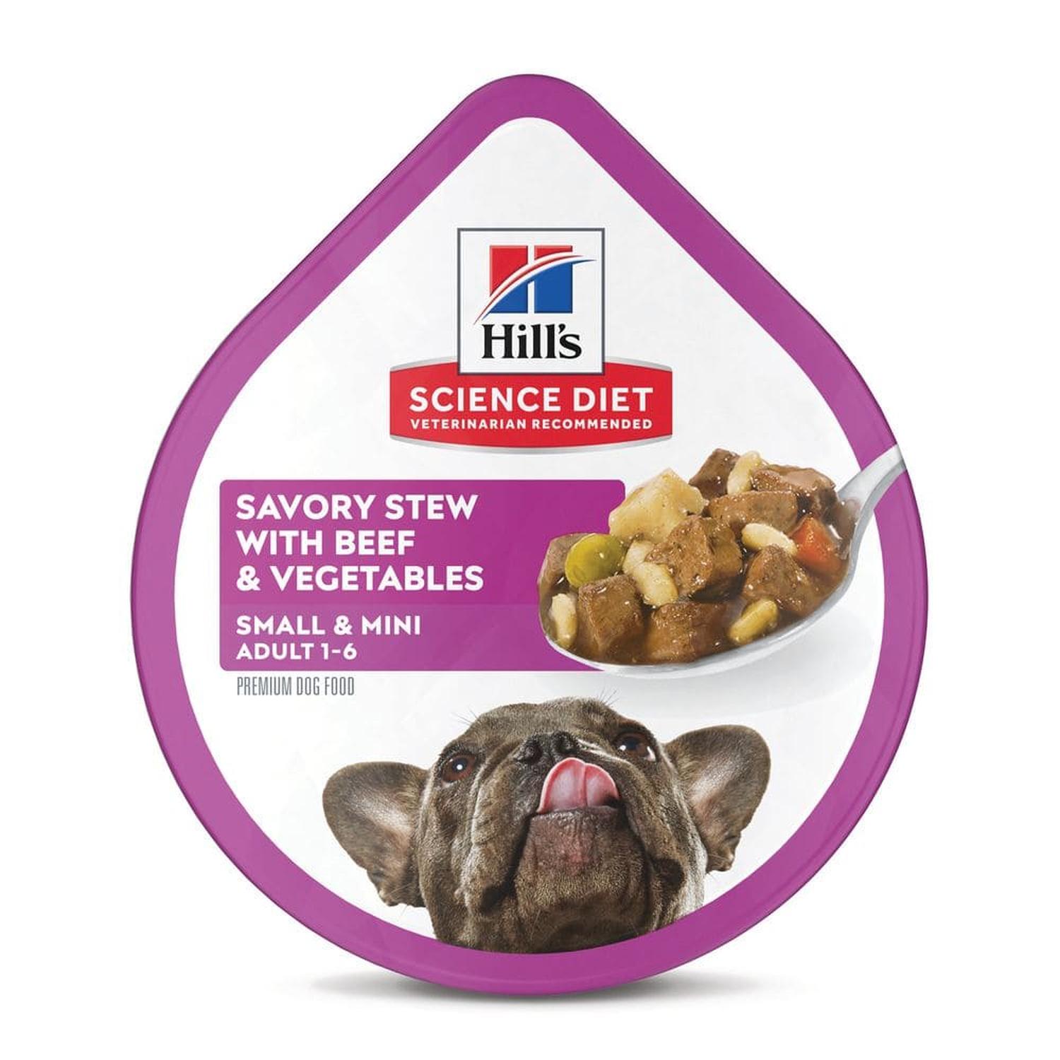 Hill's Science Diet Perro Adult Small & Mini Tray beef 100g 12pz | G.Valkyria - imagen 1