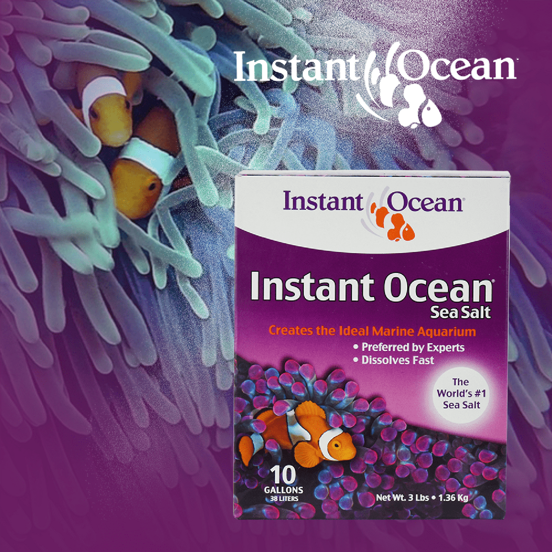 Instant Ocean acondicionador de Sal Marina Sea Salt 37.8 L | G.Valkyria - imagen 1