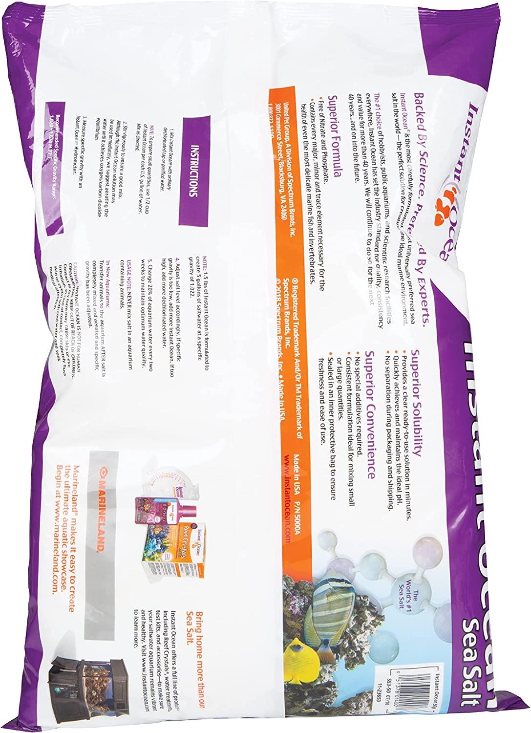 Instant Ocean Sal marina Sea Salt 189.3 lt acuario marino | G.Valkyria - imagen 3