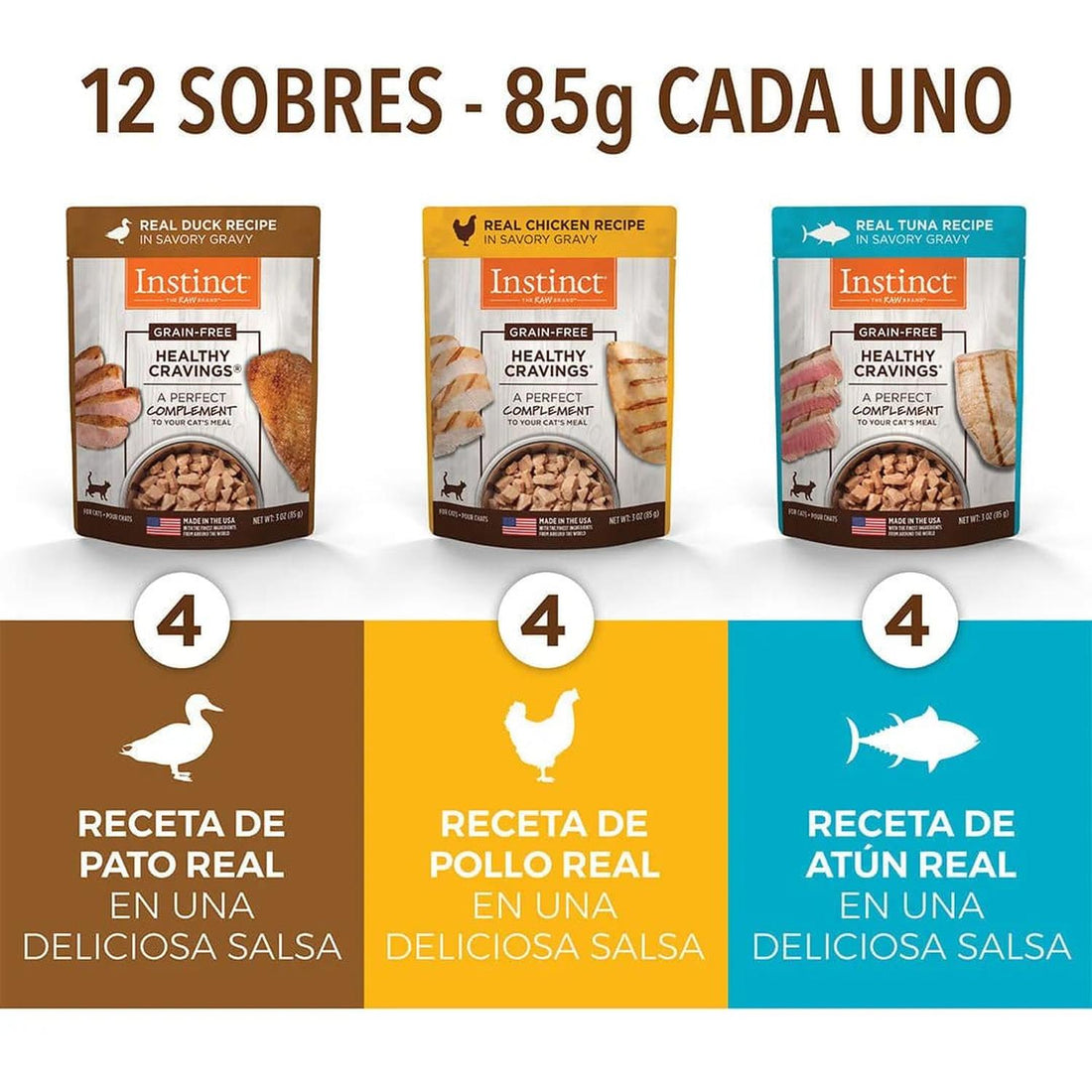 Instinct alimento húmedo gato healthy cravings mix de recetas | G.Valkyria - imagen 1