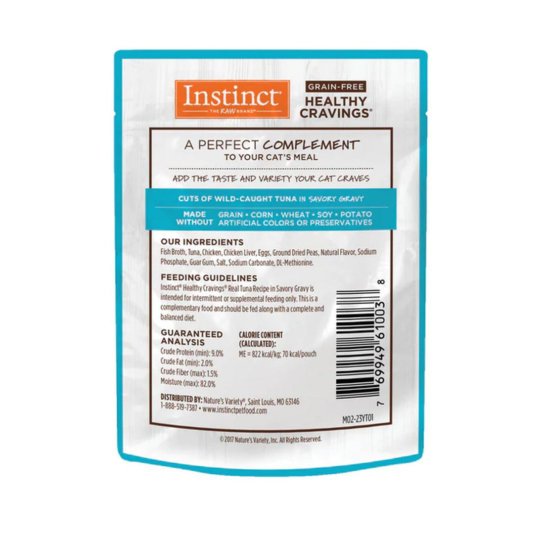 Instinct alimento húmedo Healthy Cravings Atún gato 12 pzs | G.Valkyria - imagen 1