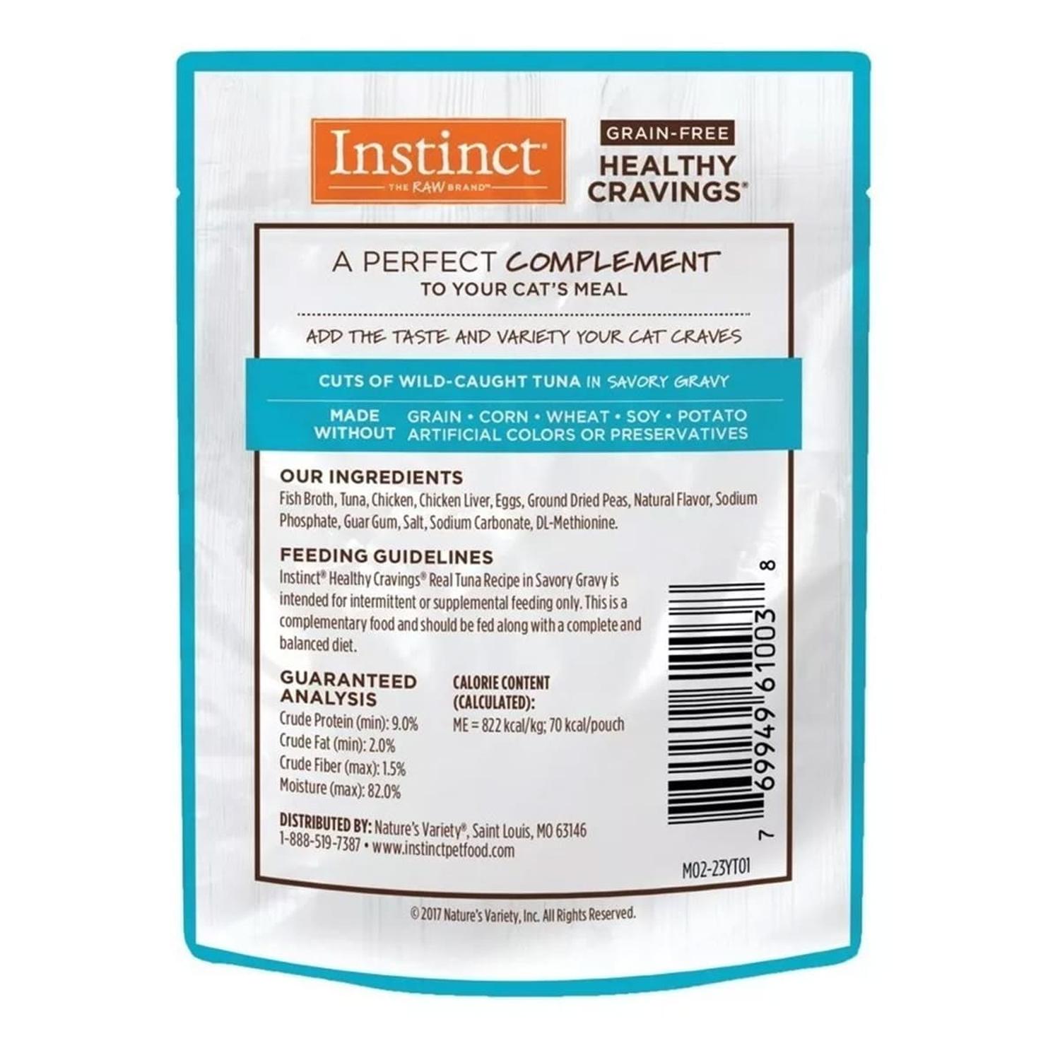 Instinct Alimento Húmedo Healthy Cravings de Atún gato 24pzs | G.Valkyria - imagen 3