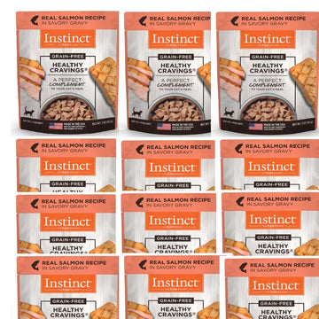 Alimento Húmedo Healthy Cravings Instinct Gato Salmón 12 pzs | G.Valkyria - imagen 1