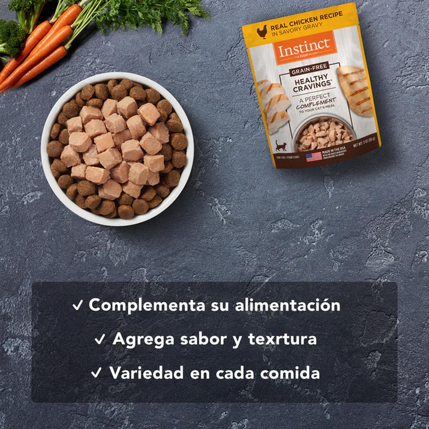 Instinct alimento húmedo Healthy Cravings pollo gato 12 pzs | G.Valkyria - imagen 7