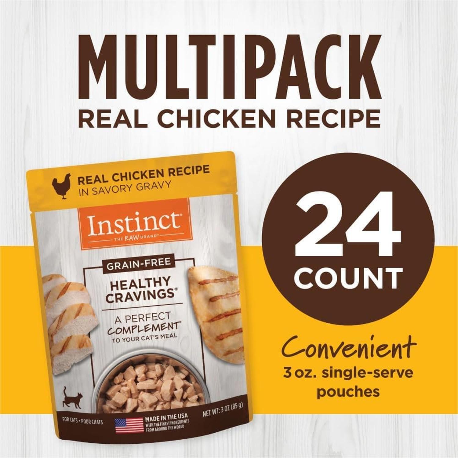 Instinct Alimento Húmedo Healthy Cravings pollo gato 24pzs | G.Valkyria - imagen 1