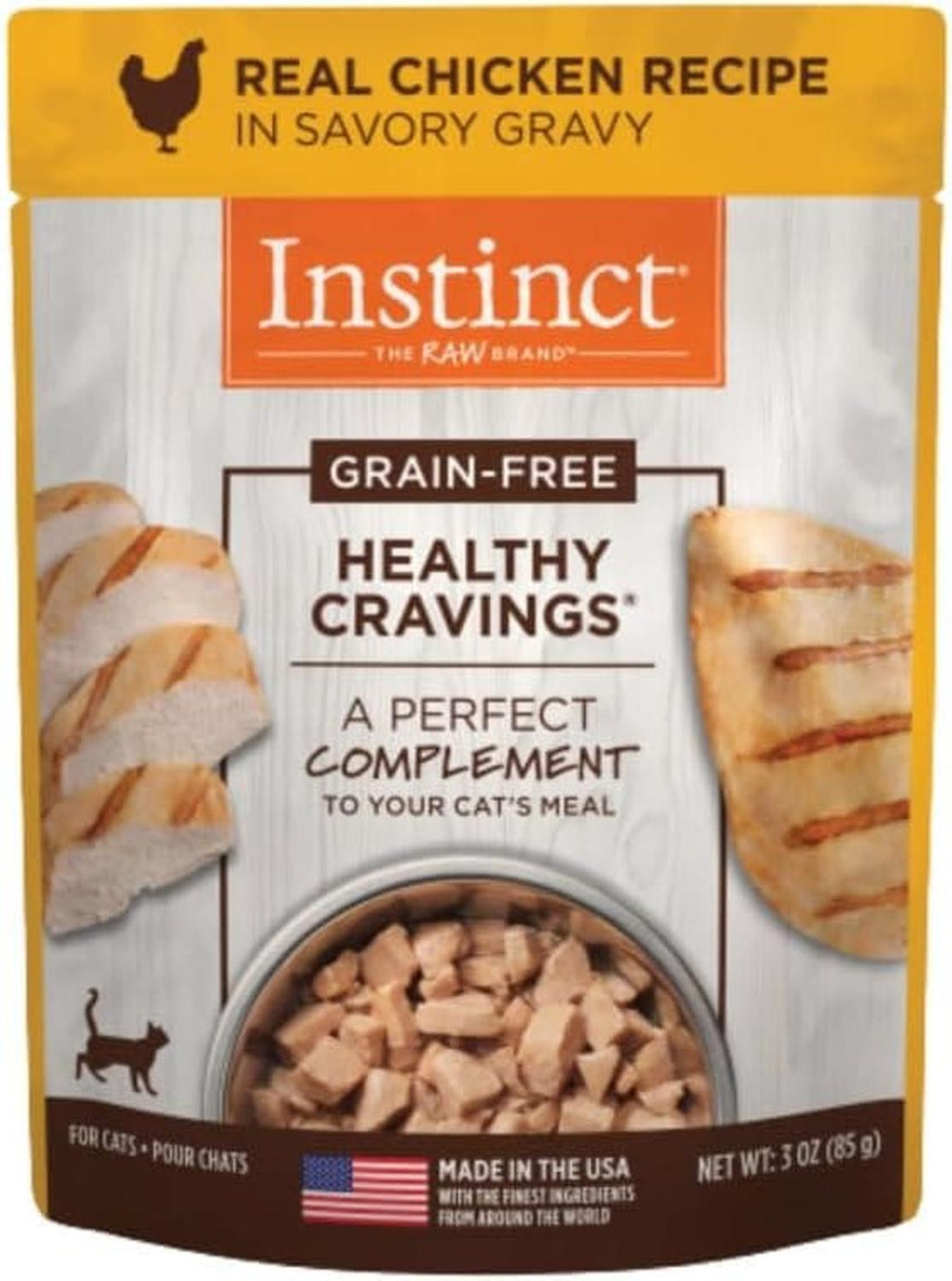 Instinct Alimento Húmedo Healthy Cravings pollo gato 24pzs | G.Valkyria - imagen 1